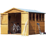 Overlap 10x6 Gabled Shed Windowed Double Doo