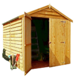 Wooden Overlap Shed 6x8 Windowless PT